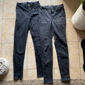 Classic Black High-waisted Pants